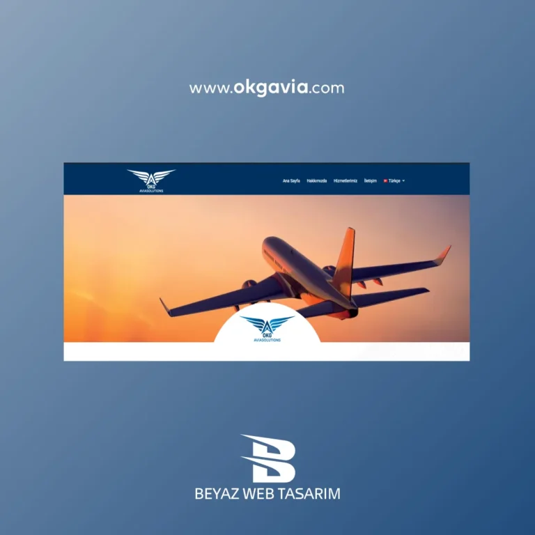 Havacılık Web sitesi tasarımı
